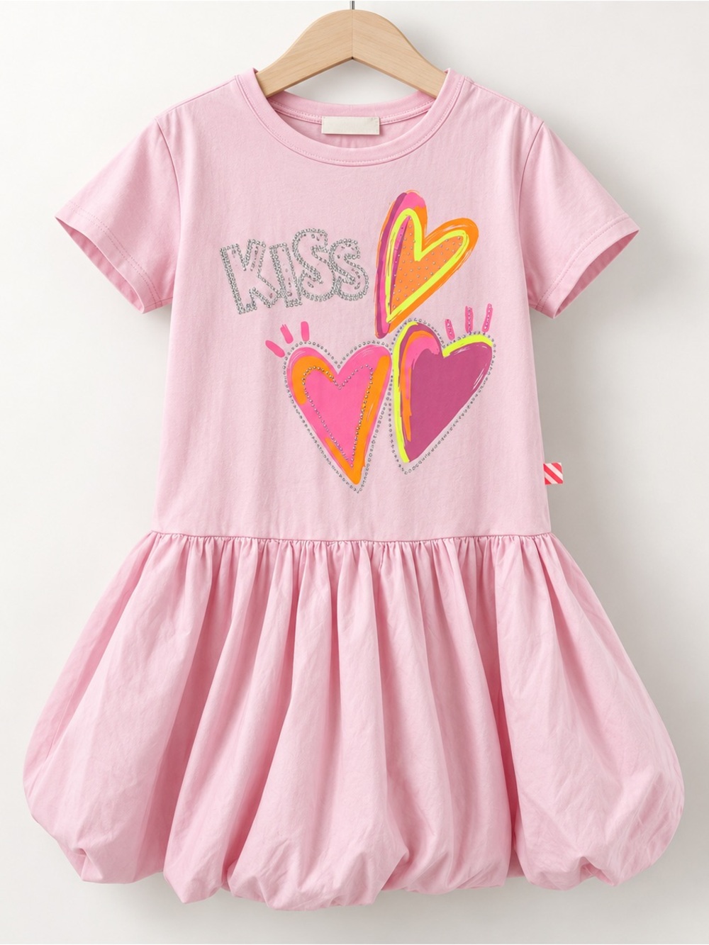 Billieblush Nosegay SS Heart Graphic Dress Girls 10